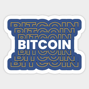 Bitcoin Design Sticker
